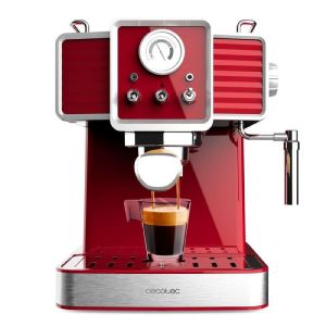 Cecotec cafetera express power espresso 20 tradizionale light red. 1350 w