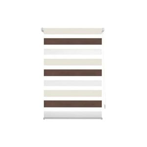 Blindecor | estor enrollable easyfix  97x180  marrón - crema