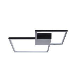 Lámpara LED de techo oksu metal negro