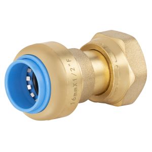 Conector h con tuerca libre automática multimaterial (multicapa y cobre)