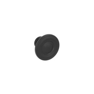 Pomo para muebles en zamac 31 mm de diam negro