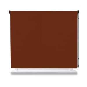 Estor enrollable opaco tierra 170x250cm.