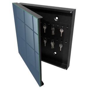 Armario para llaves decorativo 30x30x5, apertura izquierda tulup