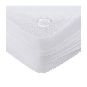 Protector colchón algodón rizo pu impermeable laminado 1 ud. 105 x 190/200