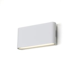 Aplique LED 12w "safata" ip54 aluminio blanco 4000k