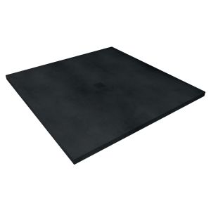 Plato de ducha nola 3 - puede cortarse - 90x90x3cm - resina - negro