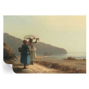 Papel pintado para paredes un paseo por la costa 208x146 tulup