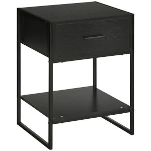 Mesilla de noche 45x40x60 cm Homcom, hogar - muebles de dormitorio