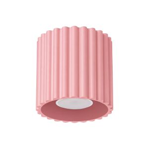 Plafones aura 1 rosa aluminio 10x10x10cm