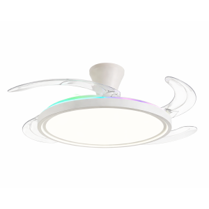 Dupi ventilador de techo con luz LED cosmos rgb | blanco