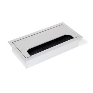 Pasacables quadrum para mesa, rectangular (159x80mm,