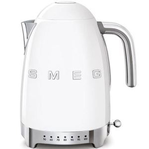 Hervidor smeg estilo años 50 klf04wheu 1.7 litros 2400 vatios blanco