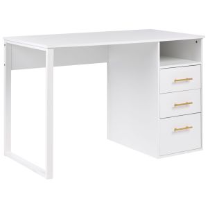Escritorio zerlay 120 cm 60 cm blanco