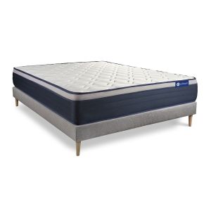 Pack colchón actimemo max 150x200cm + somier, espuma viscoelástica, 7 zonas
