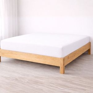 Sábana bajera blanco cama 120cm - 100% algodón - donegal collections