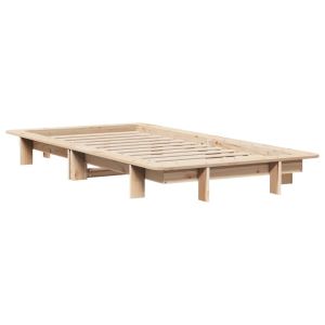vidaXL estructura de cama sin colchón madera maciza pino 75x190 cm