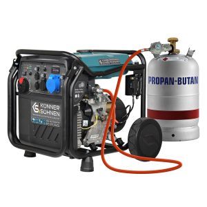 Generador inverter híbrido de gas/gasolina Könner & Söhnen KS 8100iEG 8500W