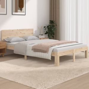 Cama 120x190 cm madera maciza
