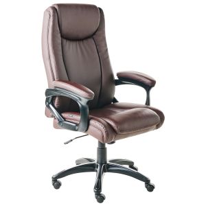 Silla ejecutiva graceful piel sintética marrón oscuro