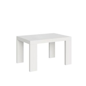 Mesa comedor extensible - fresno blanco - 90x120/224 cm