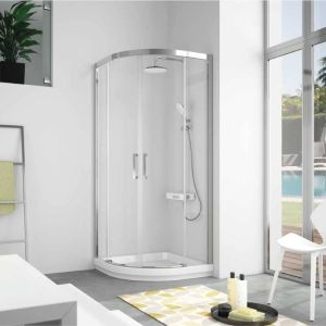 Mampara angular semicircular s400 radio 55cm