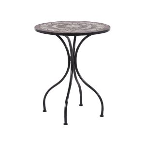 Mesa de balcón cariati 60 cm 60 cm negro