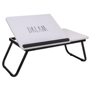 Mesa escritorio plegable blanca 61x35.5x20