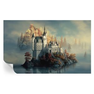 Murales autoadhesivos castillo de cuento de hadas 416x254 tulup