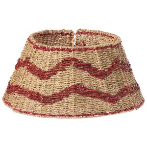 Base de árbol de navidad hiver 51 cm algas marinas rojo