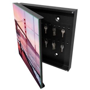 Armario para llaves decorativo 30x30x5, apertura izquierda tulup