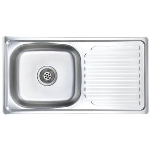 Fregadero de cocina con colador y sifón fregadero empotrable