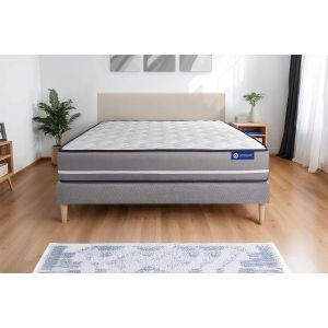 Pack colchón actimemo pur 120x195cm + somier, espuma viscoelástica, 3 zonas