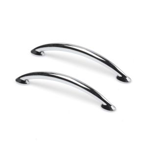 Tirador para mueble rei 594 | 110x10x24 mm | cromo brillo | 2 uds. | zamak