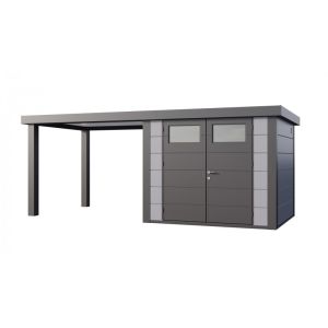 Caseta jardin nh6 c apoyo abierto grande a izq | gris claro | novo habitat