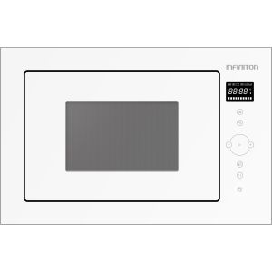 Microondas integrable infiniton imw-wgl52 - blanco, 25 litros, grill 1000w