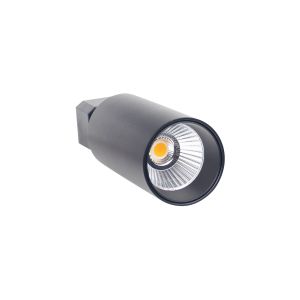 Proyector LED de carril klynder medium 20w ø6.5x19.5cm negro 30000h secom