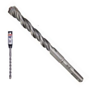 Broca para martillo sds-plus 2 puntas doble canal largo 250mm broca 16mm