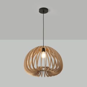 Lámpara de techo colgante de madera Ø45cm "FREYA"-E27