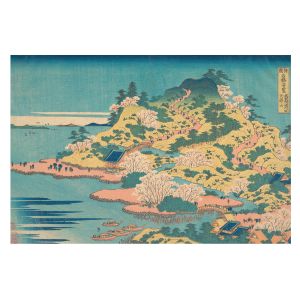 Papel pintado tejido no tejido 250x250 paisaje japonés tulup