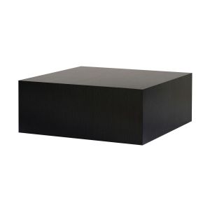 Mesa de centro de mdf <<prizma>> - 90 x 90 x 35 cm - madera negra