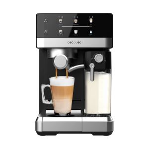 Cecotec cafetera express semiautomática táctil con depósito de leche power