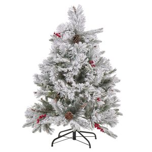 Árbol de navidad nevado masala 120 cm blanco