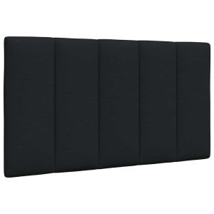 Cabecero de cama acolchado tela negro 80 cm eso5034