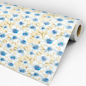 Papel pintado floral orquídeas 60cm por 250cm