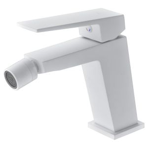 Imex - grifo monomando bidé blanco serie art