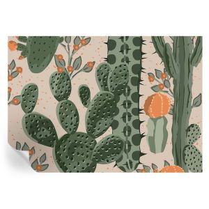 Murales autoadhesivos cactus verdes 208x146 tulup
