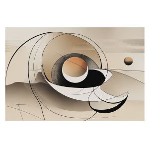 Papel pintado tnt 312x219 abstracción armoniosa tulup