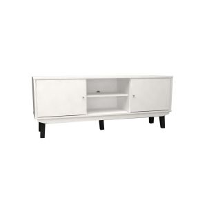 Mueble bajo tv 2 puertas dn, blanco 150x60 cm