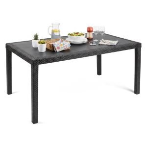 Mesa de exterior arca, impermeable, en plástico