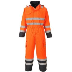 Combinación de lluvia alta visibilidad bizflame portwest